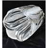 Image 6 : Art Deco Style Vase Frosted Panels of Feathers