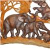 Image 4 : Hand Carved Lg. Teak Elephant Wall Hanging (ART-011)