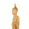 Image 4 : Hand Carved Old Teak Buddha Bust On Base (CLB-007)
