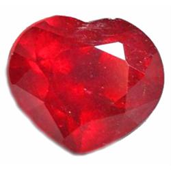 4.35ct Excellent Heart Cut  Blood Red Ruby (GEM-10513)