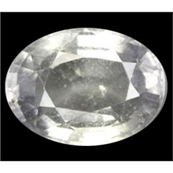 2ct Stunning Oval Cut White Natural Sapphire Unheated (GEM-11007)