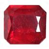 Image 1 : 6.55ct Octagon Natural Red Ruby Madagascar (GEM-12122)