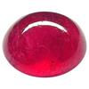 Image 1 : 7.30ct Mindblowing Oval Cabochon Red Ruby (GEM-12317)