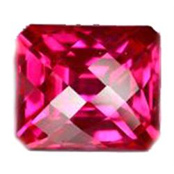 10.6ct Dazzling Red Pink Octagon Topaz VVS (GEM-12514B)