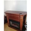 Image 1 : Subeam Wooden Electric Fireplace w/ Remote