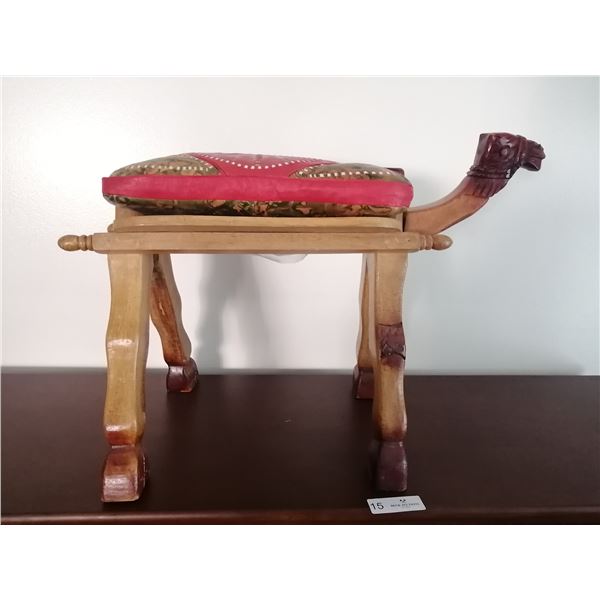 Unique CamelShaped Stool Beck Auctions Inc.