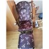 Image 1 : Upholstered Rocking Chair with Matching Sliding Footrest