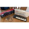 Image 2 : Realistic Concertmate 500 Electronic Musical Instrument and a Vintage Philips Boom Box Lot