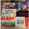 Image 2 : Box Lot of Vintage Board Games Risk Monopoly and More!