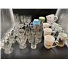 Image 2 : Large Lot of Glassware a Disney Mug and Norman Rockwell Mugs