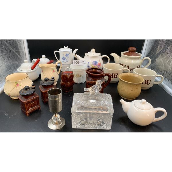 Big Lot of Tea Cups and Accessories