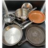 Image 1 : Kitchen Pots and Pans and Set of Casserole Dishes