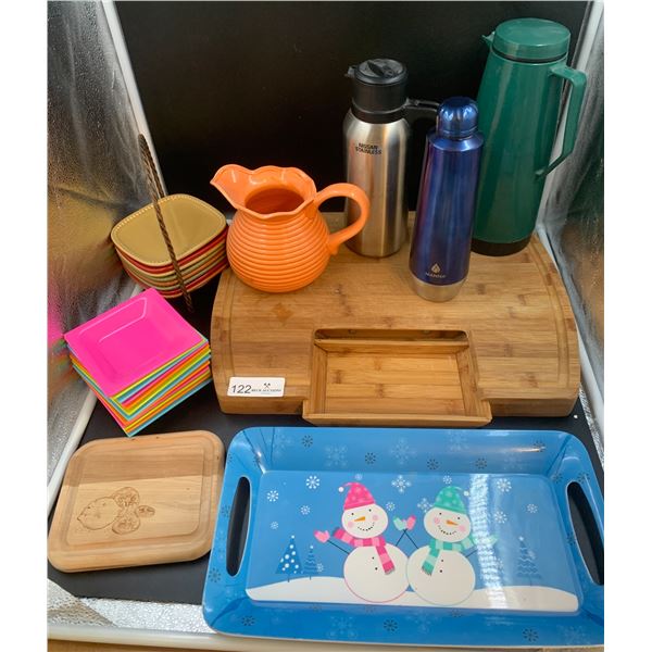 Cutting Board Dishwashing Rack and Cutlery and More!