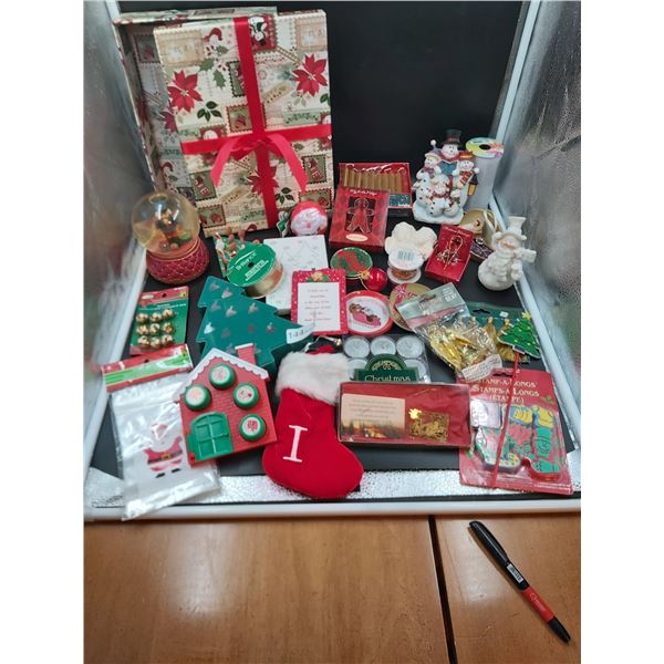 Flat Full of Christmas Items