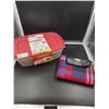 Image 1 : Brand New Rubbermaid Containers Foot Spa With Box and a Travel Blanket