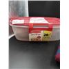 Image 2 : Brand New Rubbermaid Containers Foot Spa With Box and a Travel Blanket