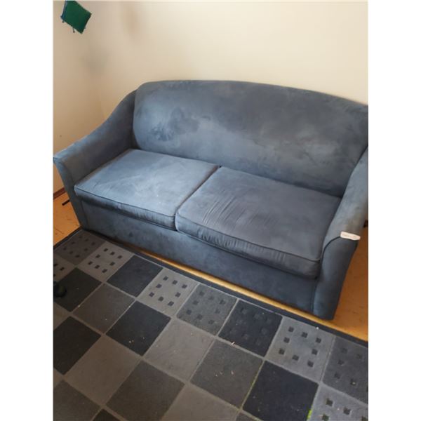 Blue Sofa Bed Great Condition 68  Long  x 33  Tall x 36  Wide