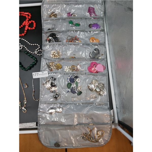 Crazy Lot of Costume Jewelry Ear Rings Necklaces Plus More!