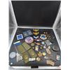 Image 1 : Military Patches Pins Cuff Links Plus More Items