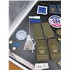 Image 2 : Military Patches Pins Cuff Links Plus More Items