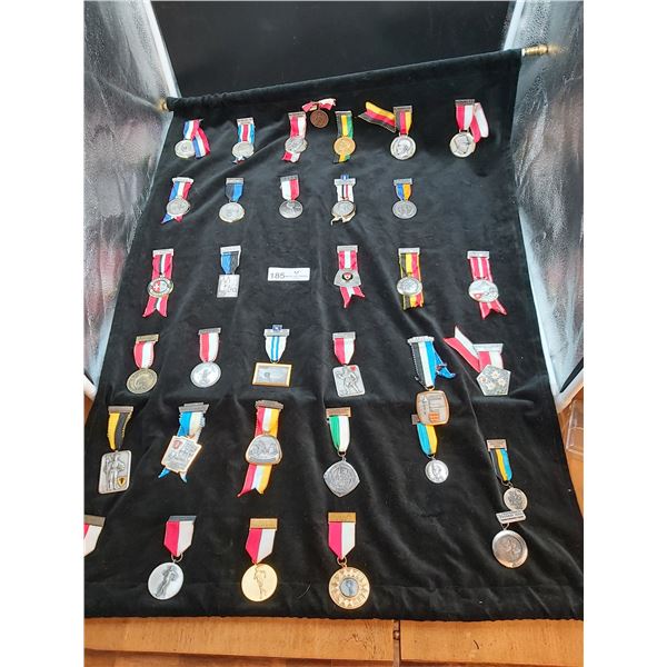 Military Medals Display Tapestry