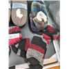 Image 3 : Five Pairs Large Of Sherpa Lined Slippers and Wooly Socks