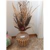 Image 3 : Unique Glass Vase Container Decorative And Basket Lot