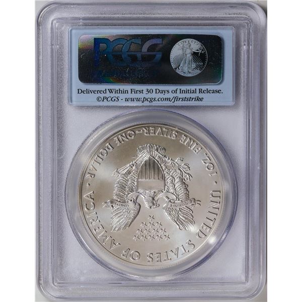 2014-W American Silver Eagle .999 Fine Silver Dollar Coin PCGS MS70