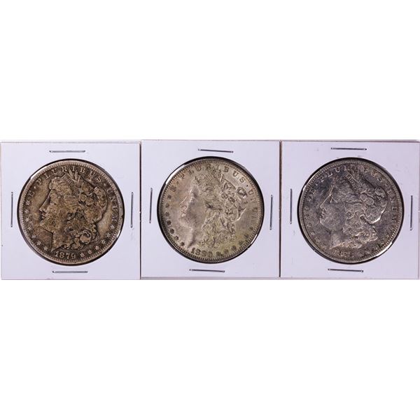 1878-1880 Morgan Silver Dollar Coin Collector's Set