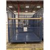 Image 2 : Large Industrial Rolling Blue Metal Cage Bin - approx. 8ft. 4in (h) x 8ft (d) x 8ft. (w)