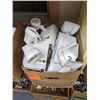Image 2 : Large group of assorted light fixtures - includes Vintage Wall Scones/Antique brass scones/Hammered 