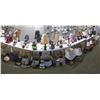 Image 2 : Large group of assorted light fixtures - mostly table lamps & lamp shades - approx. 75 pcs