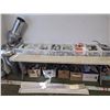 Image 1 : Large group of assorted heavy duty industrial hardware - includes outlet boxes/assorted hardware/pow
