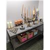 Image 1 : Large group of Candles & candle holders