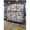 Image 1 : Large Industrial Rolling Blue Metal Cage Bin - approx. 7ft. (h) x 8ft. (w)
