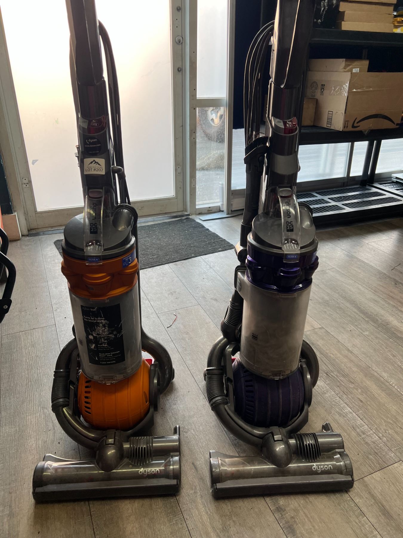 *USED* Lot of 2 Dyson Upright Vacuums
