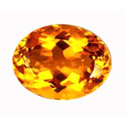 26.3ct Oval Cut Golden Yellow Citrine FLAWLESS (GEM-11804A)