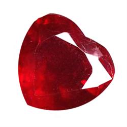 3.40ct Heart Cut Natural Blood Red Ruby Mozambique (GEM-11391)