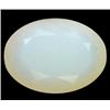 13.08ct Oval Cut Top AAA White Yellow Opal (GEM-11083)