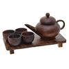 Image 1 : Handcrafted Sugar Palm Tea Set (DEC-281)