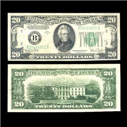 1934D $20 Note NY Scarce Hi Grade (COI-4678)