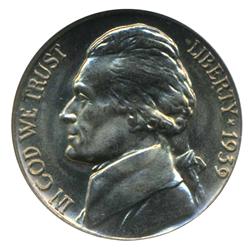 1939 Jefferson Nickel Graded GEM++ (COI-4431)