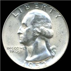 1952S Washington 25c Quarter Coin Graded MS66 (COI-4040)