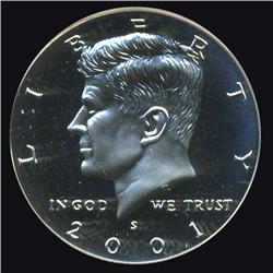 2001S Kennedy Half Graded PR70 DCAM (COI-3681)