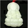 58.10ct Natural Green Jade Buddha Pendant (JEW-1260)