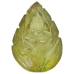 226ct Huge Lemon Citrine Floral Carving (GEM-9933)