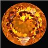 21.25ct Genuine  Round Madeira Citrine FLAWLESS (GEM-13179)