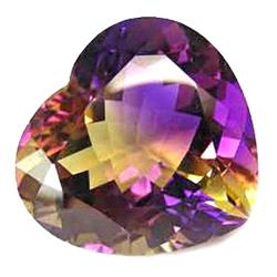 33.35ct Sweet Heart PurpleYellow  Ametrine FLAWLESS (GEM-12933)