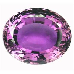 30.15ct Awesome Deep Purple Amethyst Oval Gemstone FLAWLESS (GEM-12792)