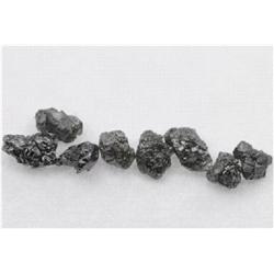 1ct+ Beautiful Fancy Black Natural Rough Diamond Lot (GEM-12767)